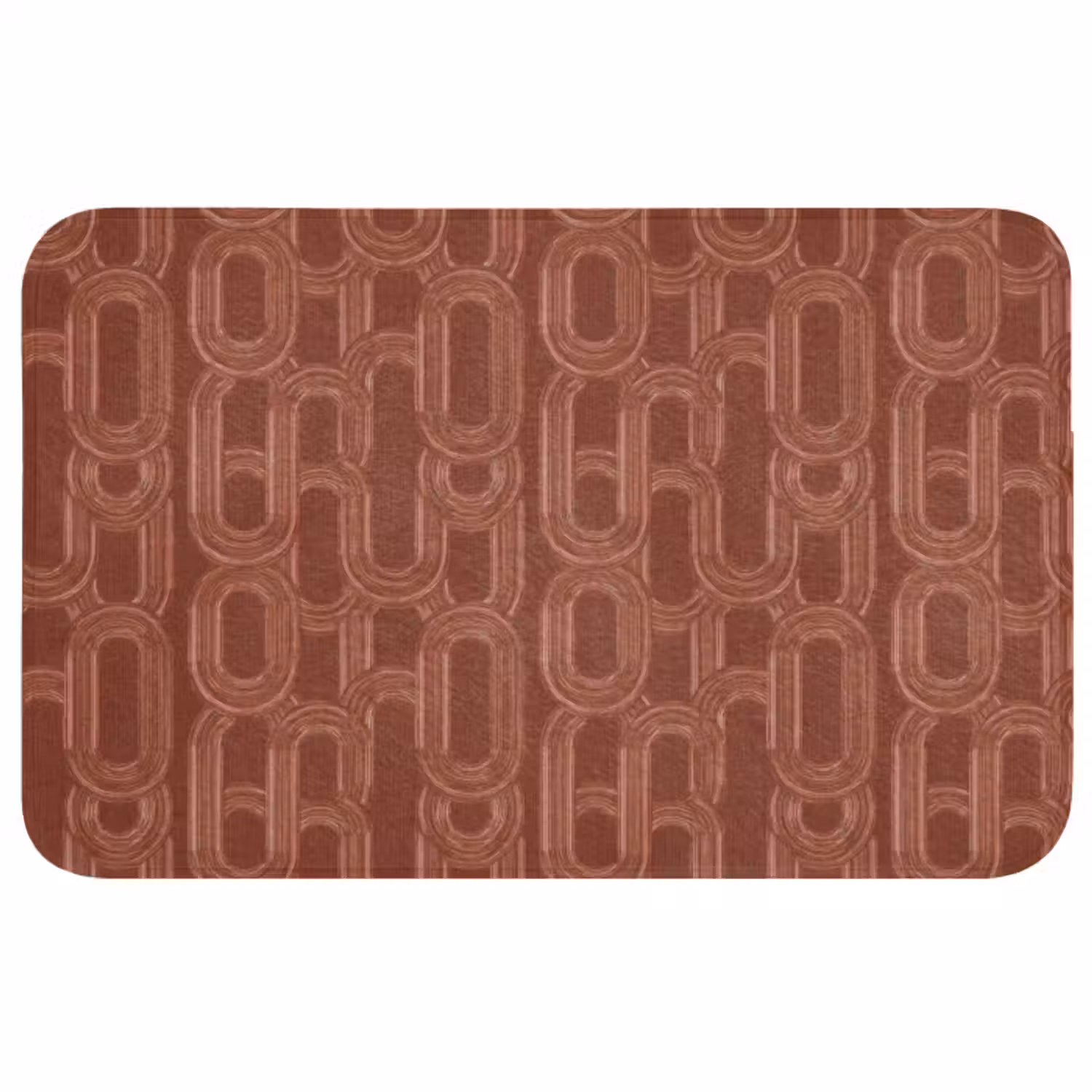 Badmat - Abstract - Textuur - Bruin
