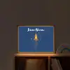 Raket - Blauw - Sterren Light Box met batterij (Wandlamp kind) middel -sfeer1_kind