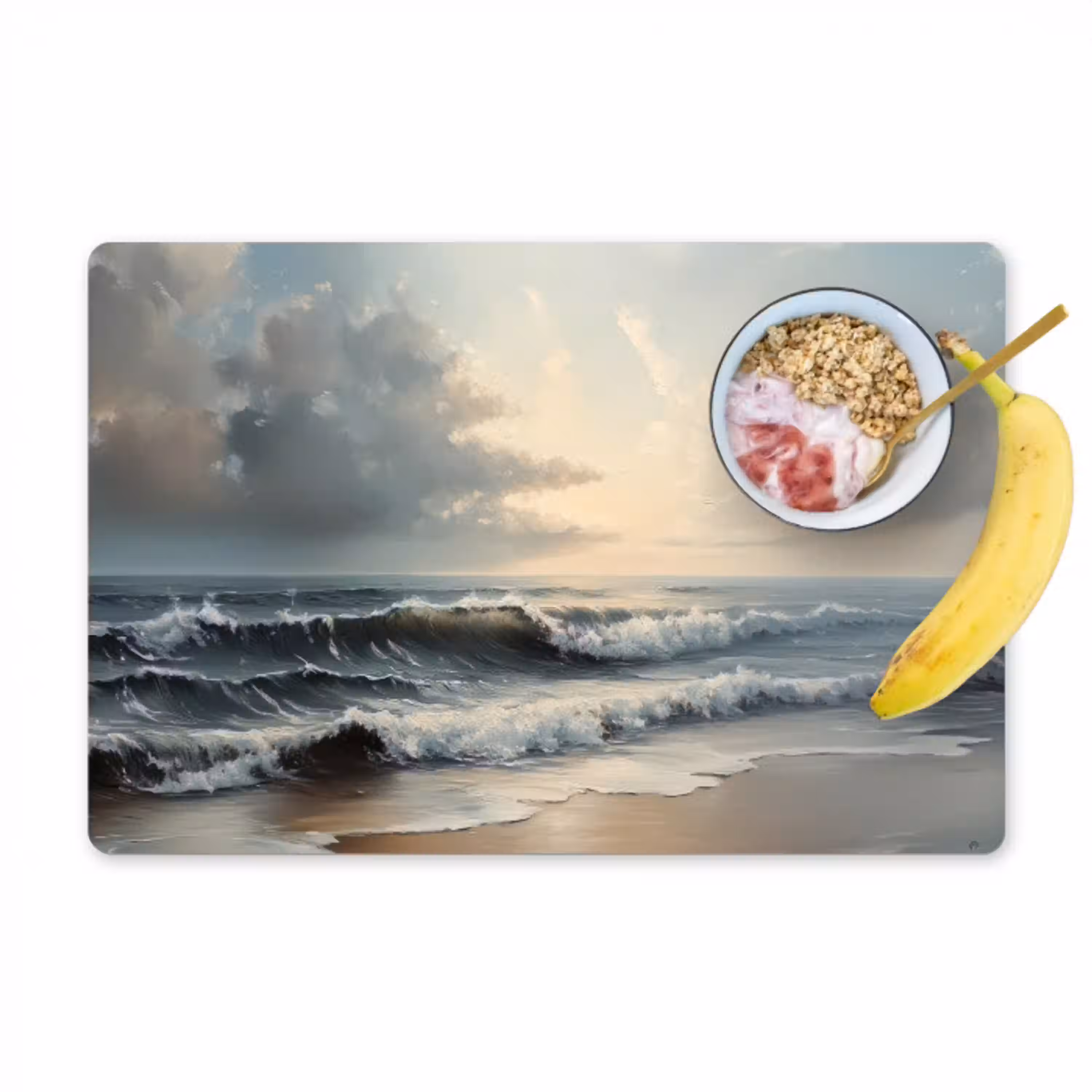 Strand - Zee - Zonsondergang Placemat vinyl groot -zzzproduct_Kitchenyeah-website