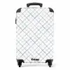 Diagonaal kruisende lijnen op een wit vlak NBS - Handbagage koffer - Kinderen Unisex middel -productfoto_recht
