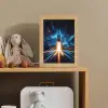 Raket - Ruimte - Blauw - Licht Light Box met kabel klein -sfeer2_kind