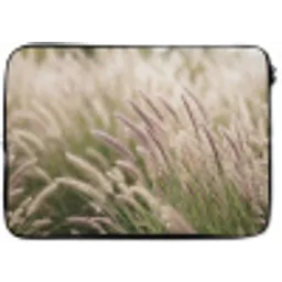 Gras - Close up - Groen laptophoes neopreen klein -zkaufland3dotto
