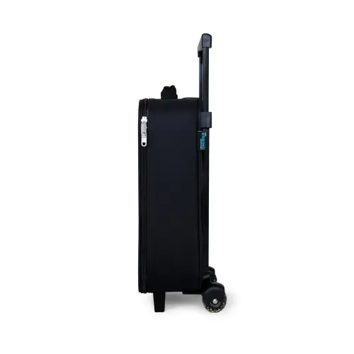 Kleine tovernares in bibliotheek Kinderkoffer - Zwart klein -productfoto_zijkant