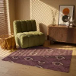 Mystiek - Ogen - Bruin Vloerkleed Rechthoek klein 1091 -atmosphere_sfeer1_global