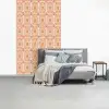 Patroon - Retro - Kleur fotobehang vinyl groot 66 -slaapkamer