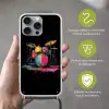 Drumstel - Kleurrijk - Verf - Levendig Hoesje iPhone 16 Pro Max met koord klein -sfeer2_NL