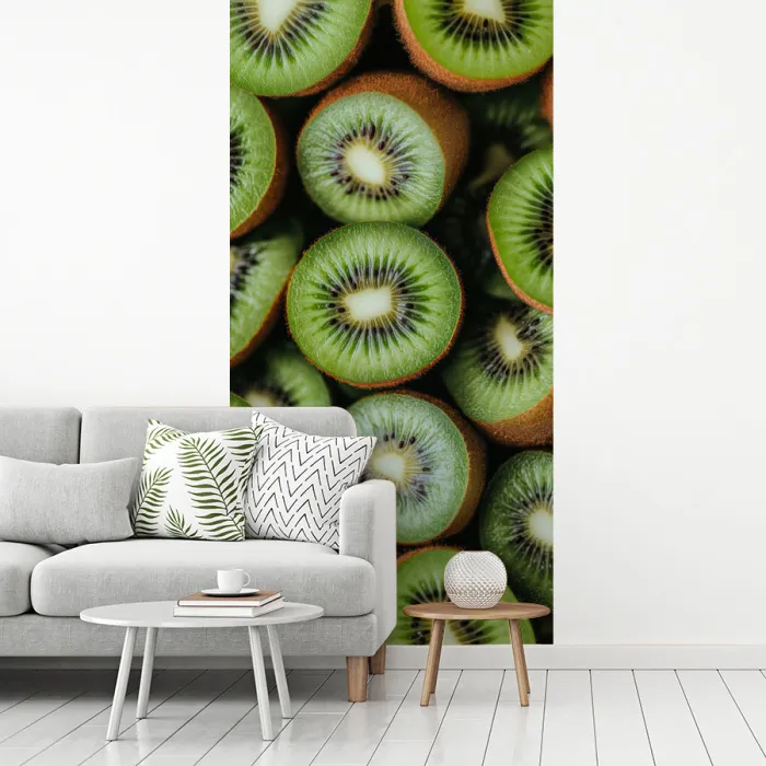 Kiwi - Fruit - Groen fotobehang vinyl groot -woonkamer