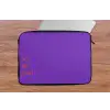 See the good - Oranje - Paars laptophoes neopreen klein -tafel