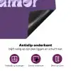 Mucho amor - Paars - Grafisch Inductie beschermer vinyl 3mm klein -zzzzzzz-cc-onderkant