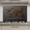 Wereldkaart - Koffie - Grijs keuken achterwand spatscherm klein -3d_website