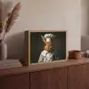 Konijn - Kok - Dier Light Box met batterij (Wandlamp) middel -sfeer2