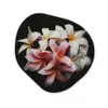 Bloemen - Roze - Zwart - Flora - Botanisch Wandcirkel Organisch Forex 3mm klein -3d