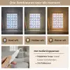 Borden - Bloemen - Patroon - Blauw Light Box met kabel (Tafellamp) klein 925 -USP_lichtkleurNL