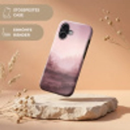 Landschap - Mistig - Roze Toughcase MagSafe Apple iPhone 17 klein -USP_RandenV_DE