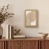 Symmetrische bocht - Koperkleurig Light Box met kabel (Tafellamp) klein -sfeer2