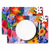 Kleurrijk - Bloemen - Abstract - Stippen Placemat vinyl groot -zzsfeer2_Kitchenyeah-website