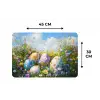 Grasveld - Eieren - Bloemen Placemat vinyl groot -specs