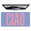 Ciao - Roze - Blauw - Golvend Muismat XXL klein -zzz3d