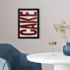 Red - Cake - Decoratie - Eten fotolijst zwart zonder passe partout klein -sfeer4
