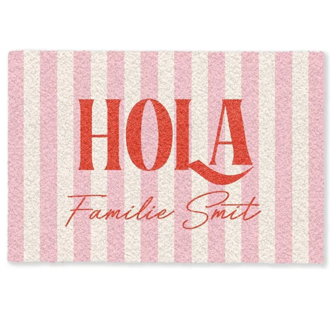 Gepersonaliseerde deurmat Hola