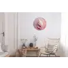 Schelp - Pastel - Pink Wandcirkel aluminium klein -woonkamer