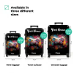 Game Controller Bedekt met Verf NBS - Handbagage koffer - Kinderen Unisex middel zzzzzzVergelijking_3EN