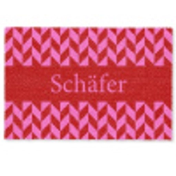 Familie – In – Muster – Geometrisch Deurmat klein -zkaufland3d