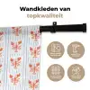Zee - Kreeft - Oranje - Blauw Wandkleed katoen klein 269 -sfeer2