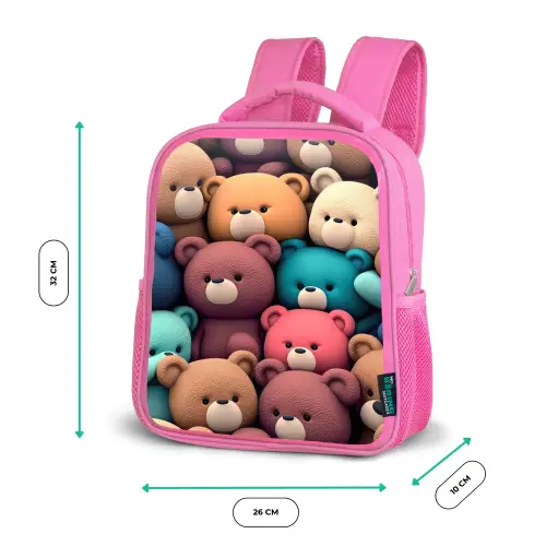 Beren Bonanza Kinderrugzak - Roze middel -productfoto_formaten