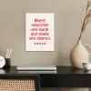 Quote - Sterren - Rood - Memories poster papier klein -sfeer1