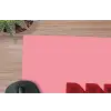 Dream - 3D - Rood - Roze muismat rubber klein -closeup