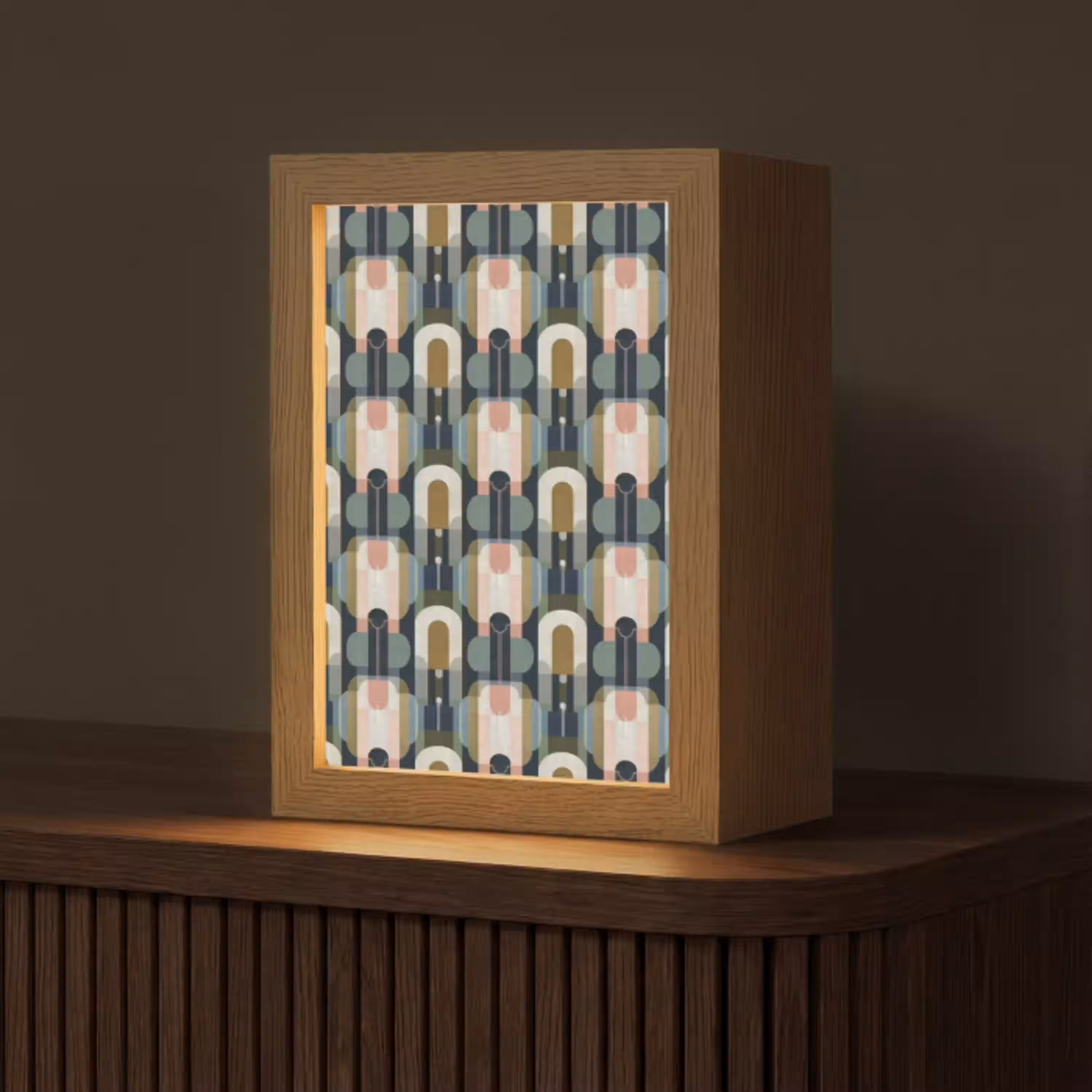 Geografisch - Modern - Kleurrijk Light Box met kabel (Tafellamp) klein 925 -z3d_website