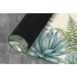 Woestijn - Planten - Groen Keukenloper - keukenmat middel -closeup