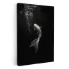 Koi - Vis - Wit - Zwart KitchenYeah - Keuken - Canvas klein -3d