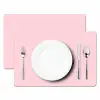 No rain no flowers - Minimalistisch - Roze - Bloem Placemat vinyl groot -zzsfeer2_Kitchenyeah-website