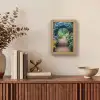Doorkijk - Bloemen - Hortensia - Pad Light Box met kabel (Wandlamp) klein -sfeer2