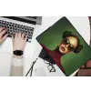 Vrouw - Groen - Bril - Aesthetic - Modern laptophoes neopreen klein -bureau