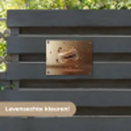 Chocolade - Macarons - Eten - Snoep tuinposter los doek klein -sfeer3