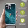 Vrouw - Water - Bikini - Oranje Hoesje iPhone 16 Pro Max met koord klein -sfeer2_NL