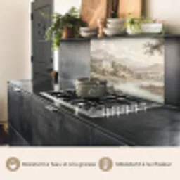 Landhuis - Rivier - Vee keuken achterwand 2 middel -usp_FR