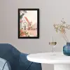Bloemen - Huizen - Dorp fotolijst zwart zonder passe partout klein -sfeer4