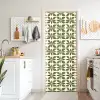Botanisch - Retro - Groen deurposter klein 289 -sfeer5