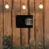 Sardines - Blik - Zwart - Vissen tuinposter los doek klein -sfeer1