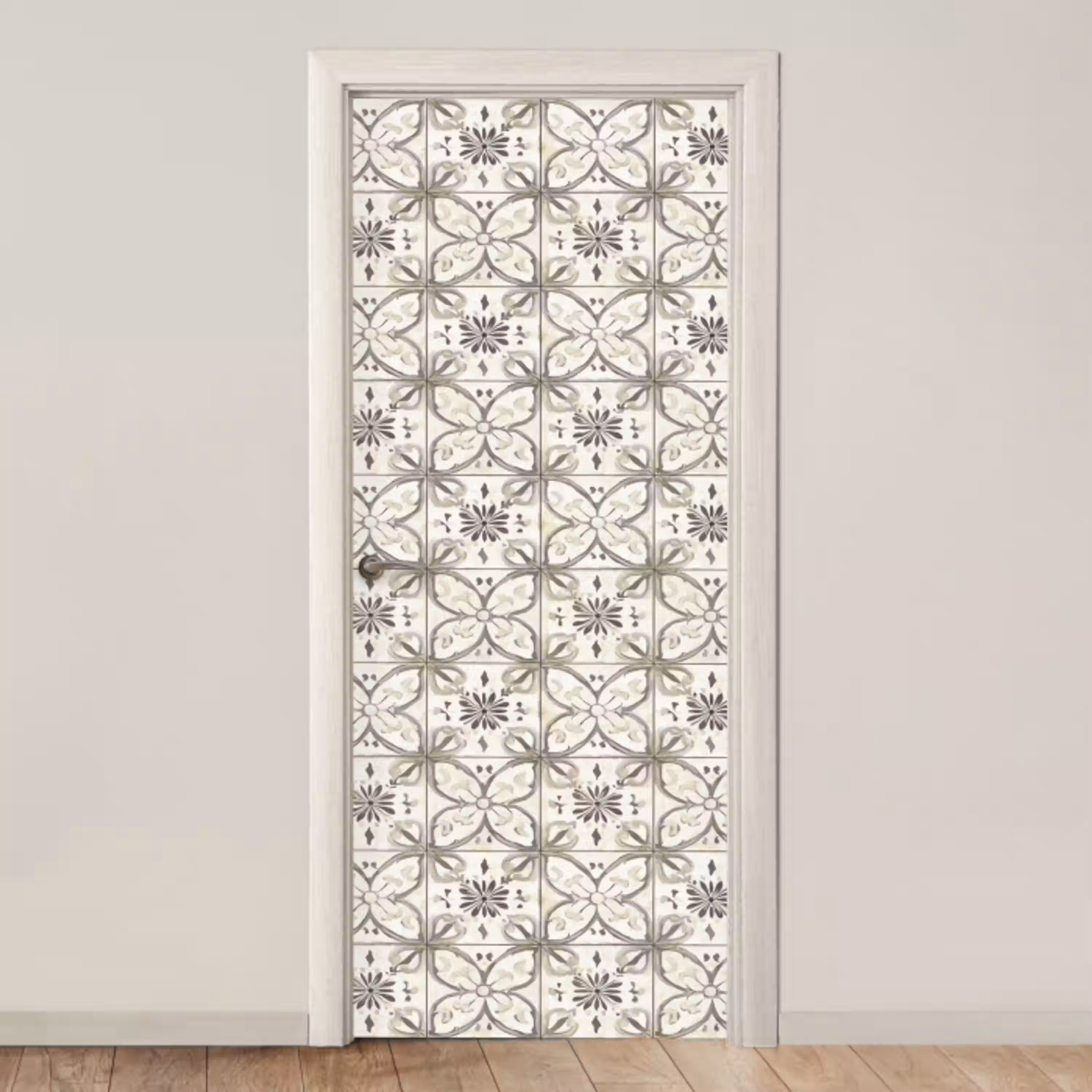 Antiek - Tegel - Beige deurposter klein 289 -3d_beige