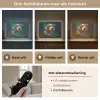 Hond - Puppy - Bloemen - Natuur - Golden retriever Light Box met batterij (Wandlamp kind) middel -USP_lichtkleurNL