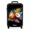 Street Art van Kokosnoten en Kleurrijke Bladeren NBS - Handbagage koffer - Unisex middel -productfoto_recht