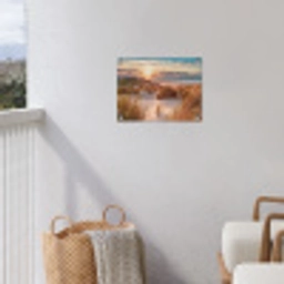 Strandduinen in het Avondlicht tuinposter los doek klein -sfeer8
