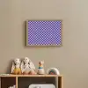 Dambord - Blauw - Patroon - Roze Light Box met batterij (Wandlamp kind) middel -sfeer2_kind