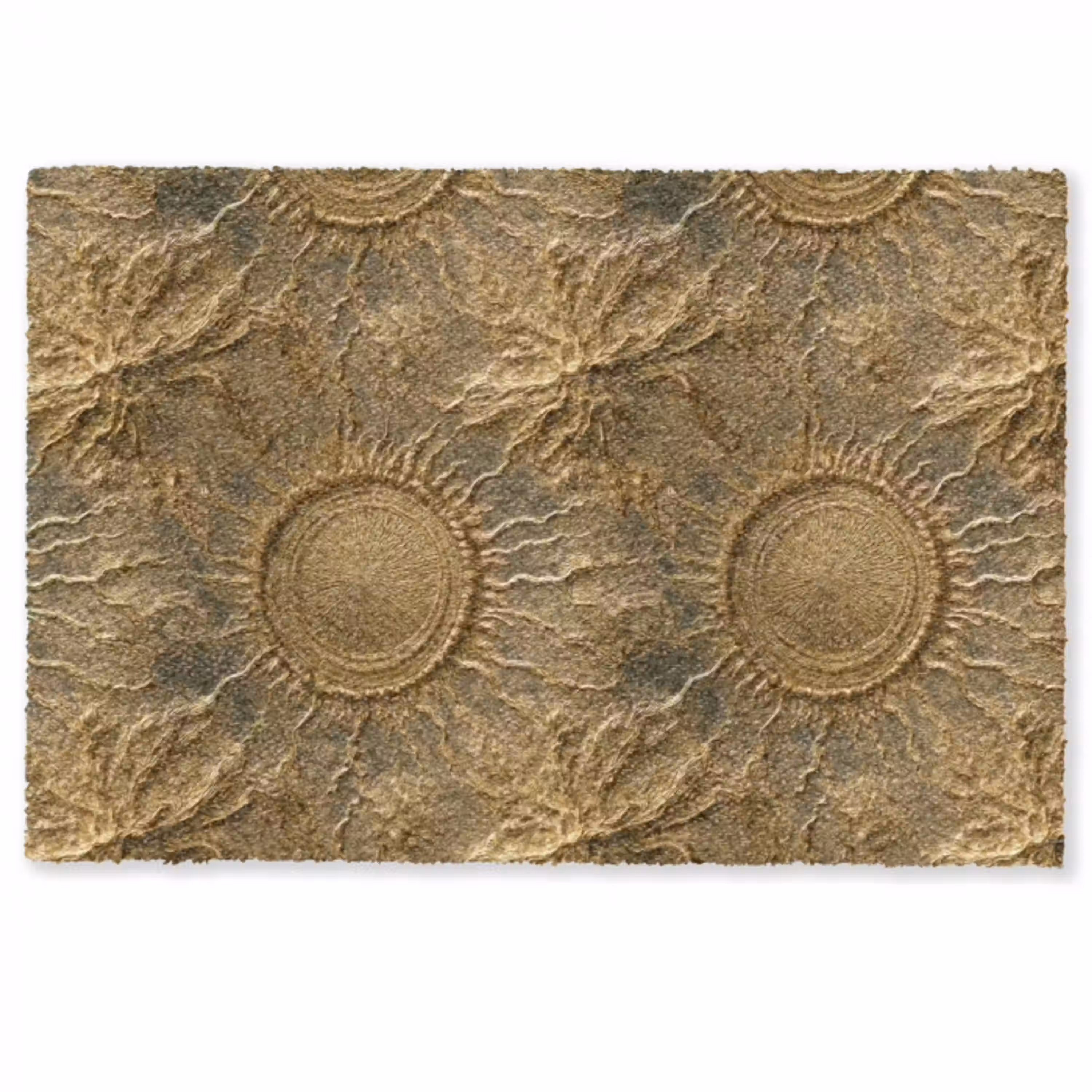 Zon - Reliëf - Antiek - Goud Deurmat klein 898 -zkaufland3d