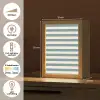 Strepen - Modern - Blauw Light Box met kabel (Tafellamp) klein 925 -USP_NL